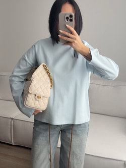 Толстовка трикотажная, базовая, легкое плетение