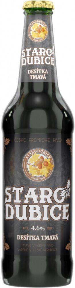 Пиво Стародубице Деситка Тмава / Starodubice Desitka Tmava 0.5 - стекло