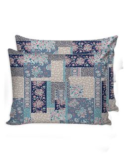 Наволочка комплект 2шт Сказка "Лоскутная мозаика" 50х70 см, перкаль