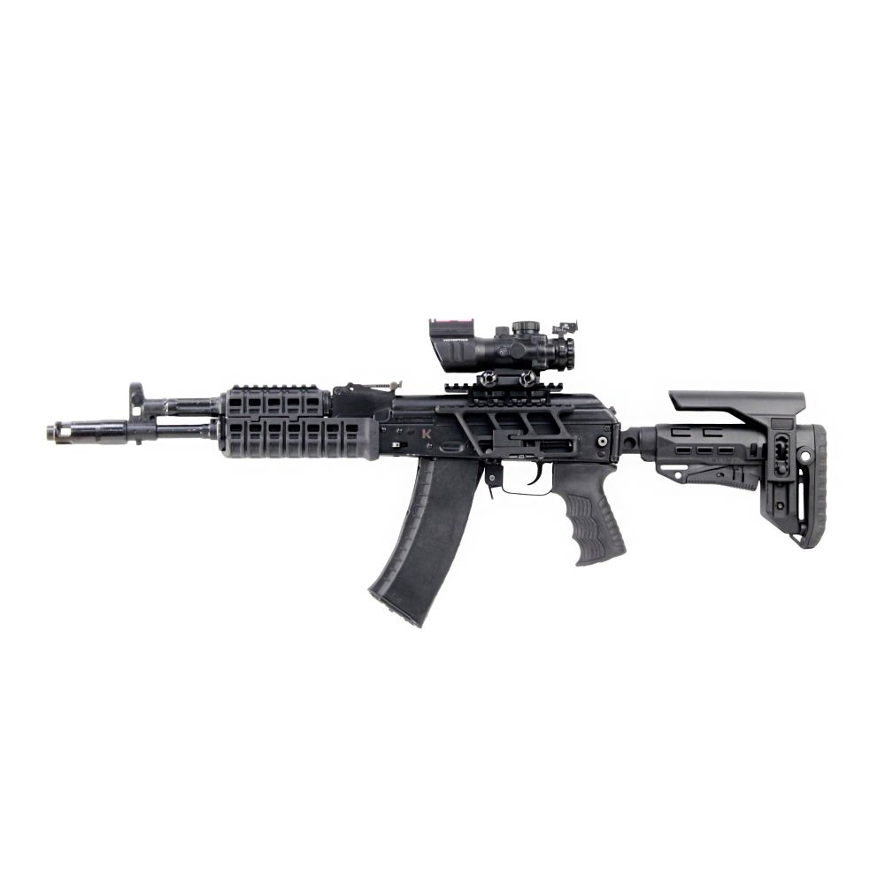 Складной телескопический приклад TBS Compact на гражданские аналоги АК-74М, DLG Tactical