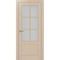Купить Межкомнатная дверь экошпон Турин 541ПФ.2221 дуб белёный остеклённая
