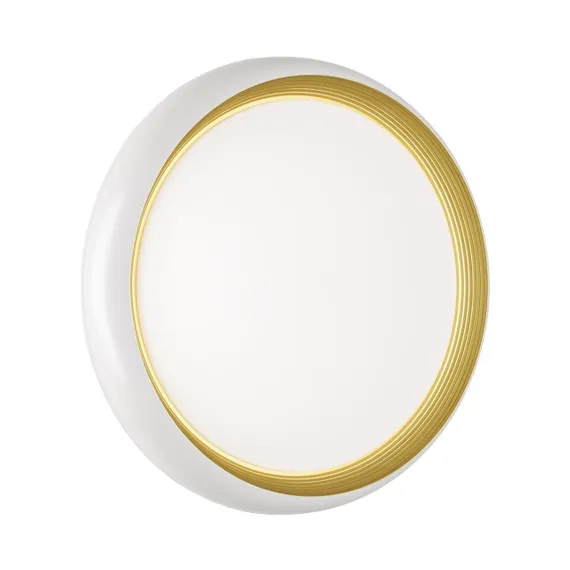 7650/EL PALE SN 141 Светильник пластик/золотой LED 70Вт 3000-6000К D480 IP43 пульт ДУ TOFIQ WHITE