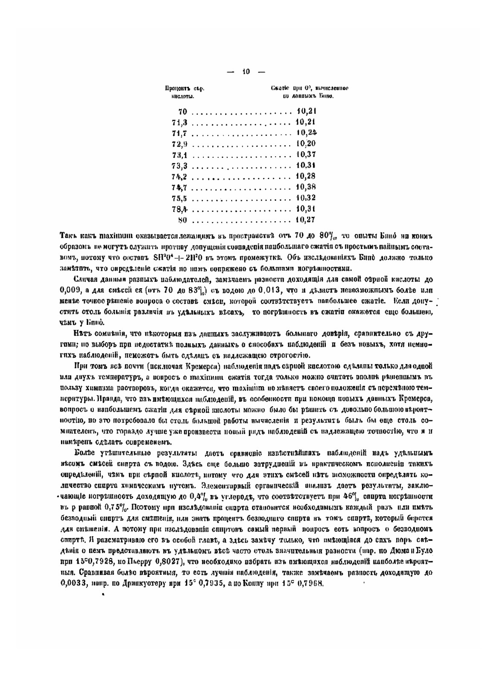 О соединении спирта с водой | Менделеев Дмитрий Иванович