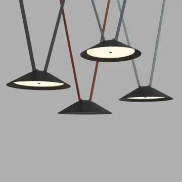 Трековый светодиодный светильник 20W 3000К DK5565-BK чёрный Belty Flow Denkirs