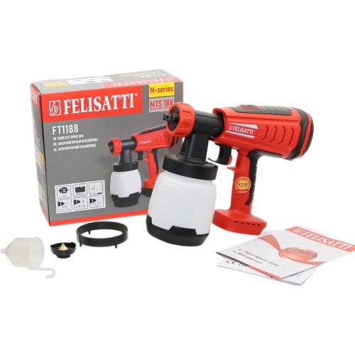 Краскораспылитель аккумуляторный FELISATTI FT1188