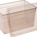 Контейнер универсальный с крышкой для хранения «MYSTERY», прозрачный, 37*26*20,7 см, 16л