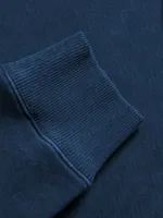 Толстовка Hardlunch garment dye синяя