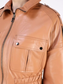 Кожаная куртка осенняя