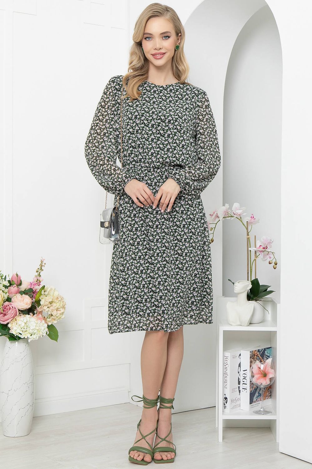 Платье "Лорена" (блэк) П5348 LT Collection