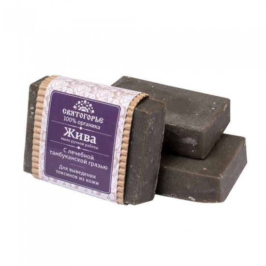 Мыло ручной работы "Жива", СВЯТОГОРЬЕ. 65 г