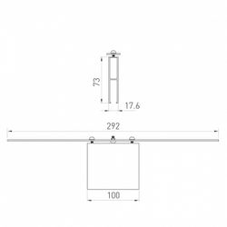 Фиксатор основания в профиле Arlight LINEAIR FLAT 030293
