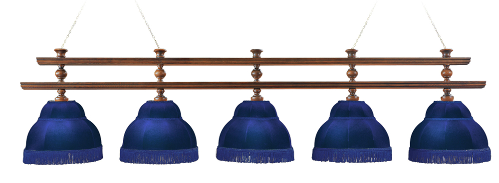 Лампа Ливерпуль Люкс 5 плафонов - дуб