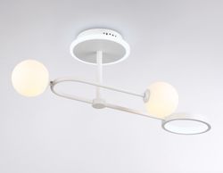 Ambrella Потолочный светодиодный светильник со сменной лампой и пультом управления LineTech FL66221