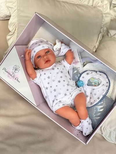 Кукла Реборн Marina and Pau 45cм Luka мягконабивная (M3062)