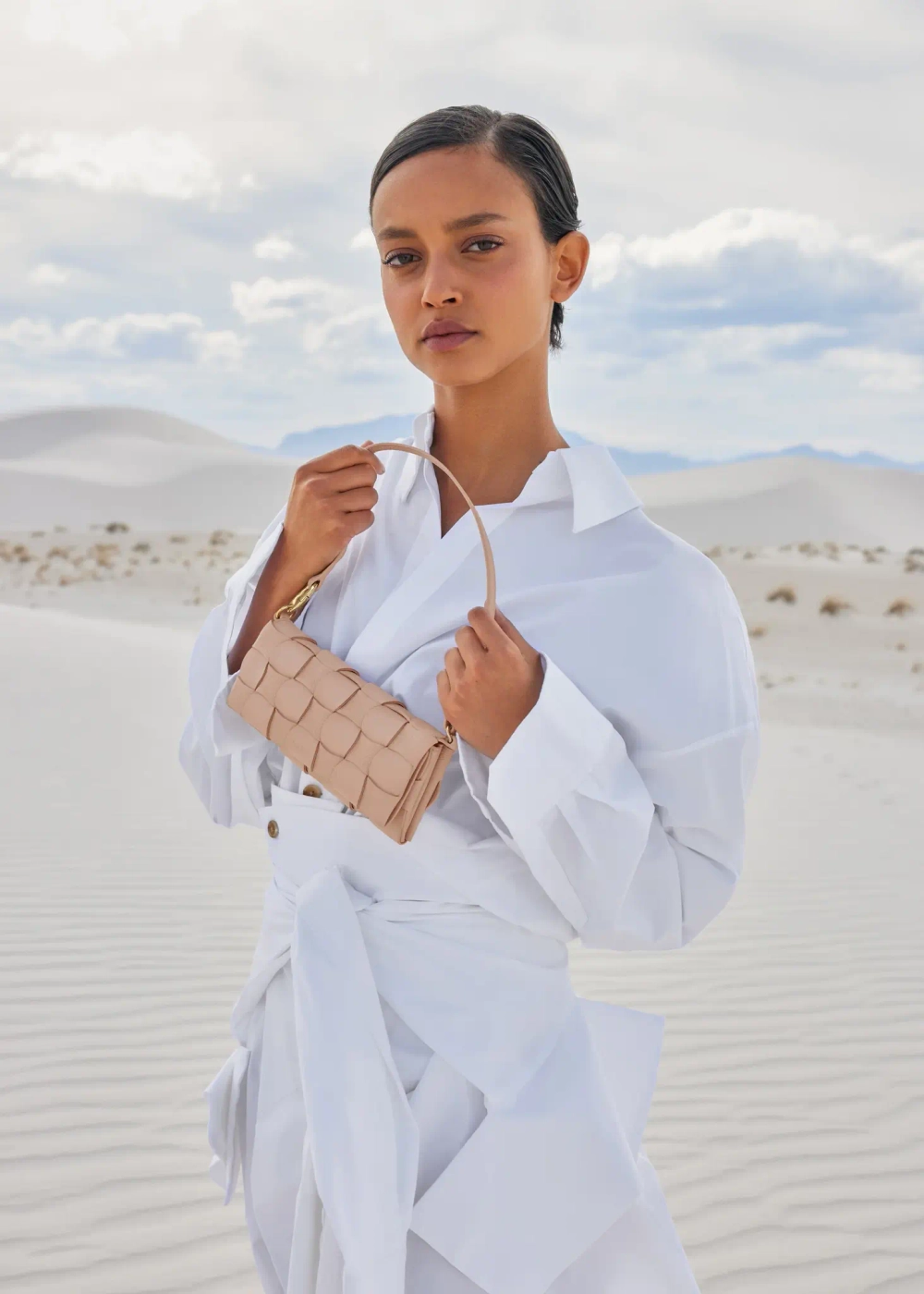 POLENE СУМКА NEITI, СВЕТЛО-БЕЖЕВЫЙ