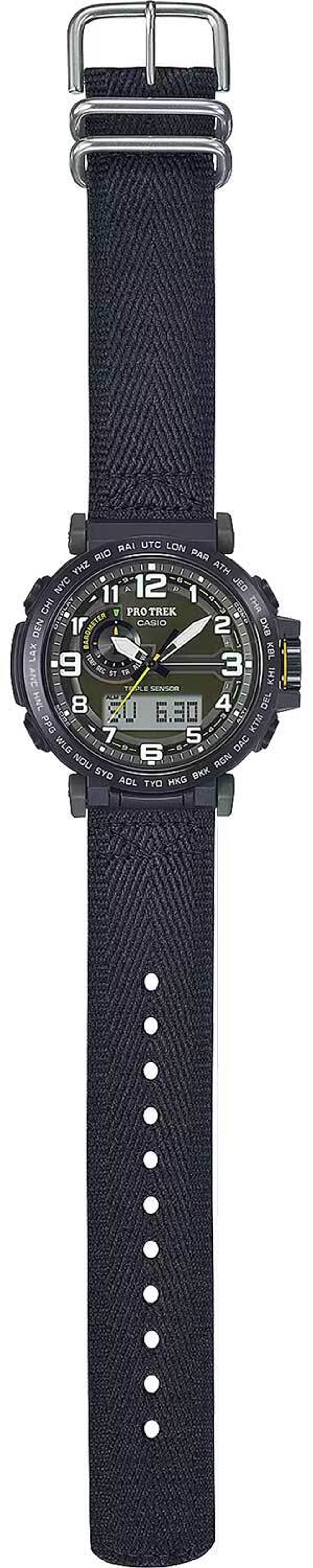 Японские наручные часы Casio Pro Trek PRG-601YB-3 с хронографом