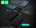 Портативный аккумулятор DENMEN DP20 20000 mAh (черный)