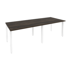 Onix Стол переговорный O.MP-PRG-2.2 Дуб Мали/Металл Белый 2360*980*750