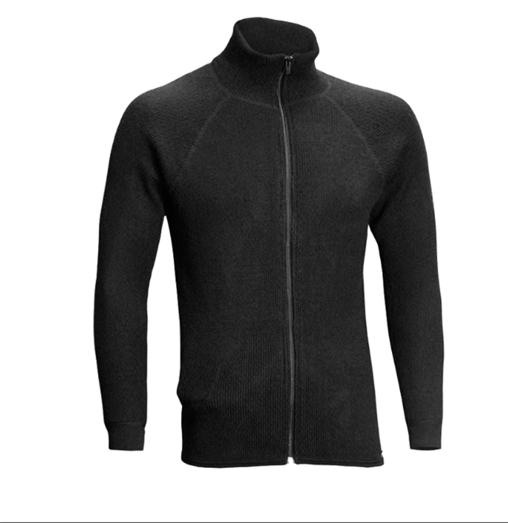 Фуфайка шерстяная с подогревом RedLaika Arctic Merino Wool RL-TM-04 мужская черная