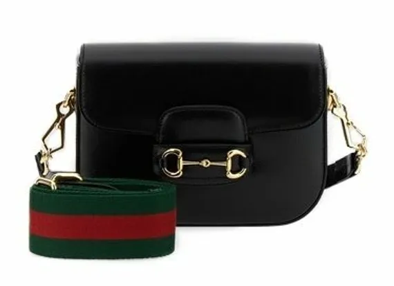 Сумка Gucci Horsebit 1955 черный