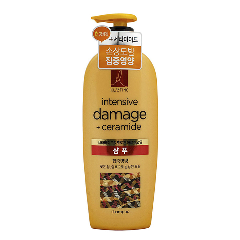 Шампунь для интенсивного восстановления ELASTINE Moroccan Argan Oil Damage Care Shampoo 680 мл