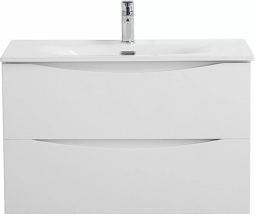 Тумба с раковиной BelBagno MARINO-CER-MINI-800-2C-SO-BO-P Bianco Opaco