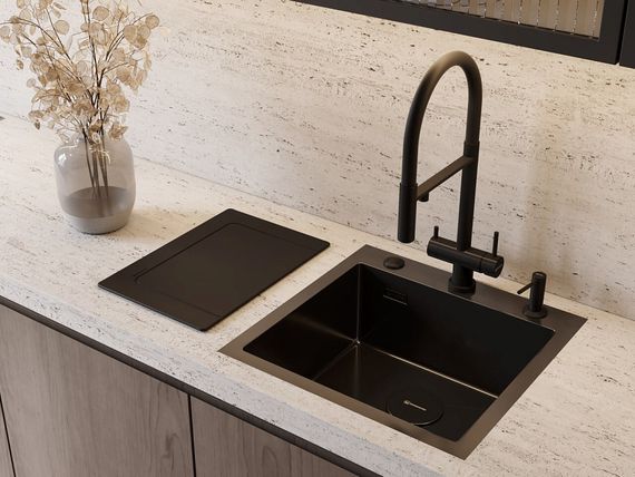 Мойка Akisame 51-GB нерж.сталь/графит(арт.4997013)