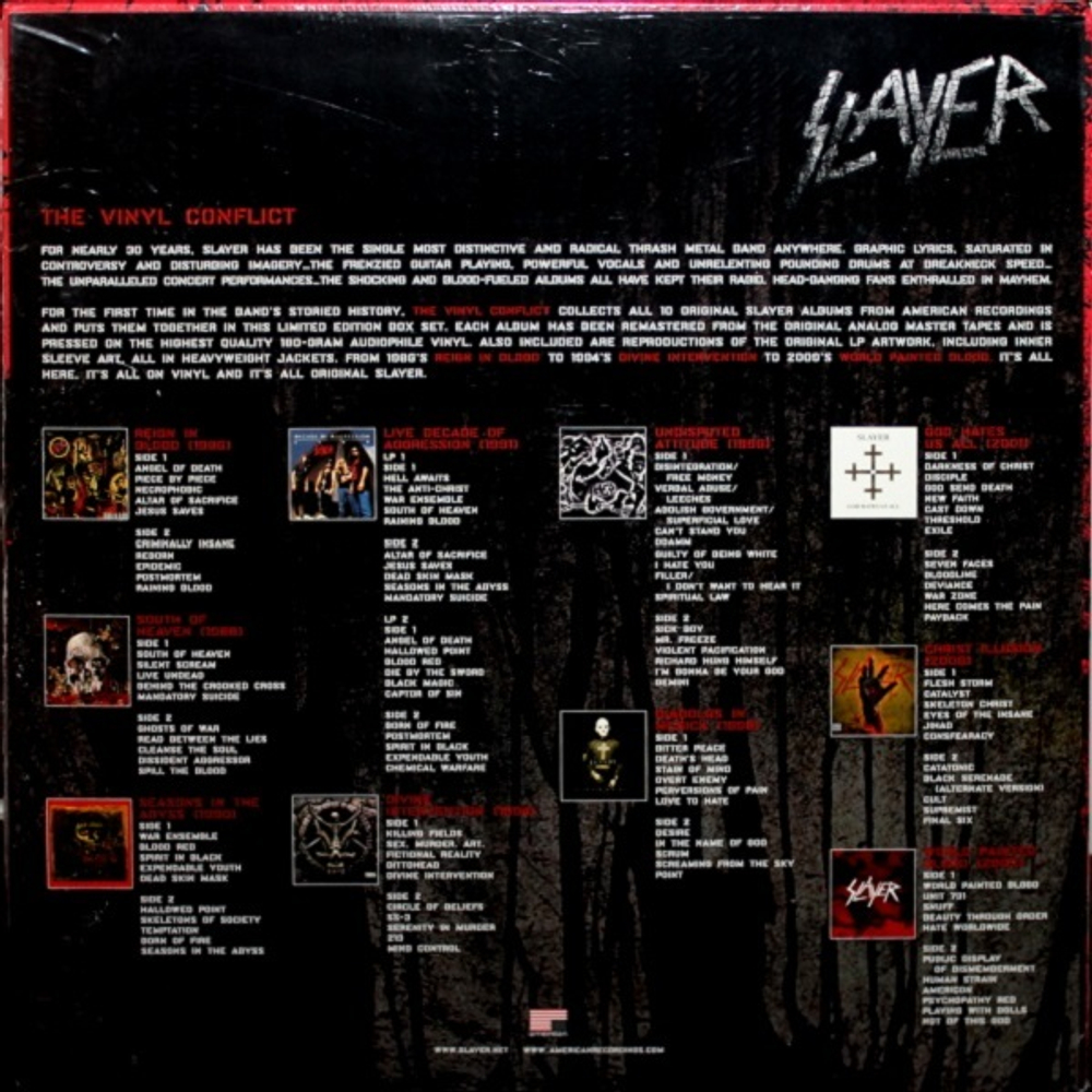 Slayer / The Vinyl Conflict (Box Set)(11LP)