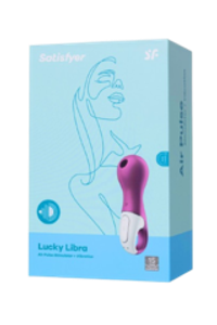Воздушный стимулятор клитора с вибрацией Satisfyer Lucky Libra