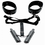 БДСМ система для бондажа Master Series Acquire Easy Access Thigh Harness With Wrist Cuffs