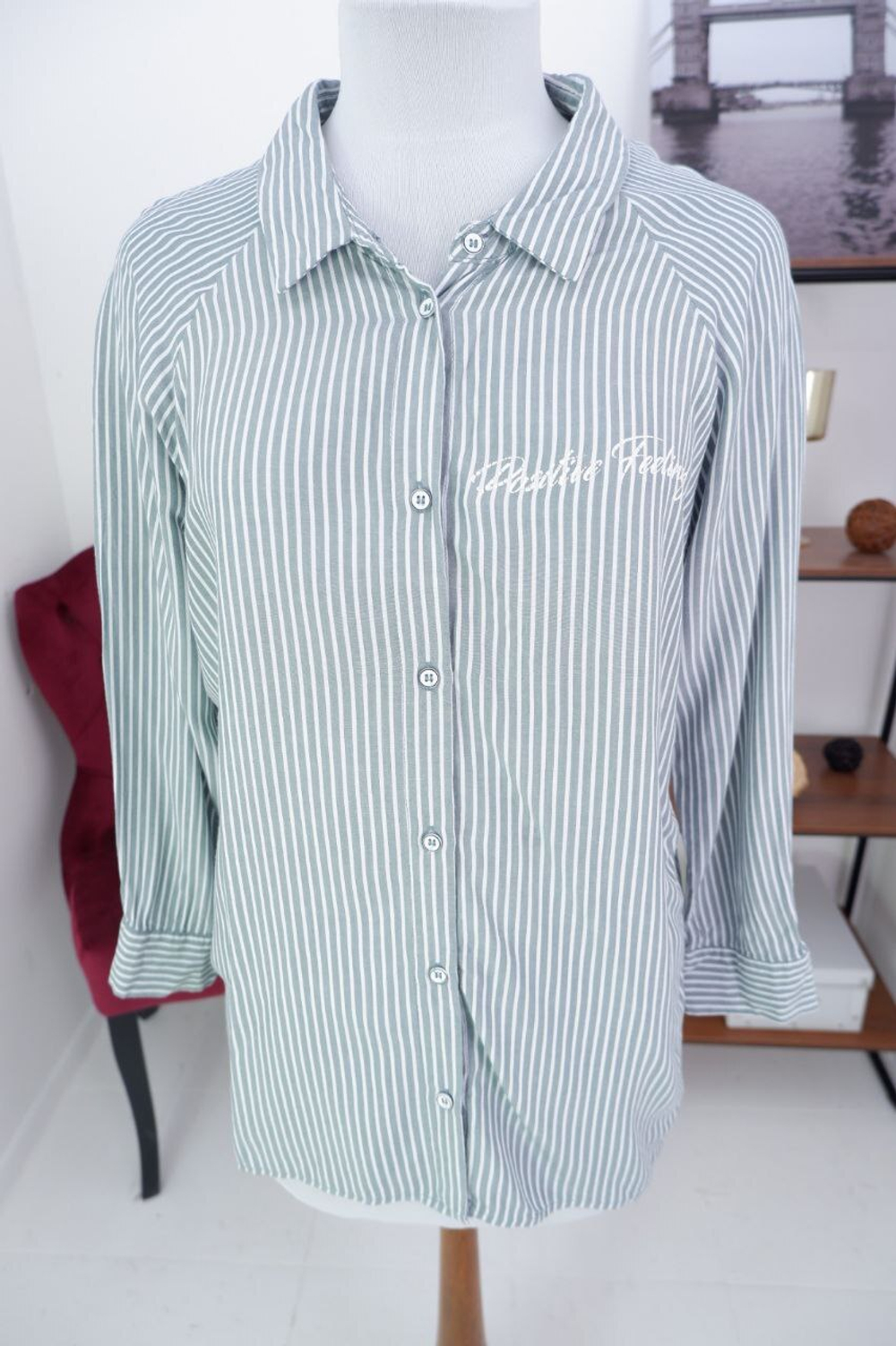 Блузка Ostin в полоску 52 размер