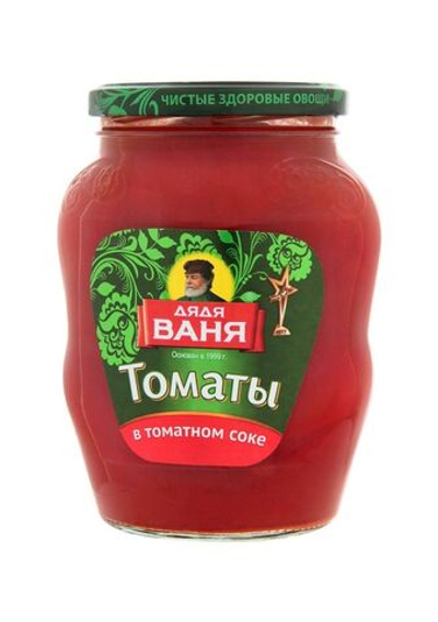 Томаты в томатном соке, Дядя Ваня, 0,68