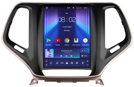 Магнитола для Jeep Cherokee 2014+ - Teyes TPRO 2 экран 9.7" в стиле "Тесла" на Android 10, ТОП процессор, CarPlay, 4G SIM-слот