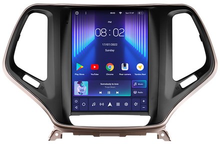 Магнитола для Jeep Cherokee 2014-2023 - Teyes TPRO 2 экран 9.7" в стиле "Тесла" на Android 10, ТОП процессор, 4G SIM-слот