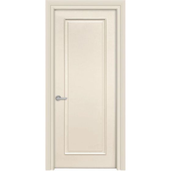 Купить Межкомнатная дверь эмаль Лайн 3/1 Багет слоновая кость глухая