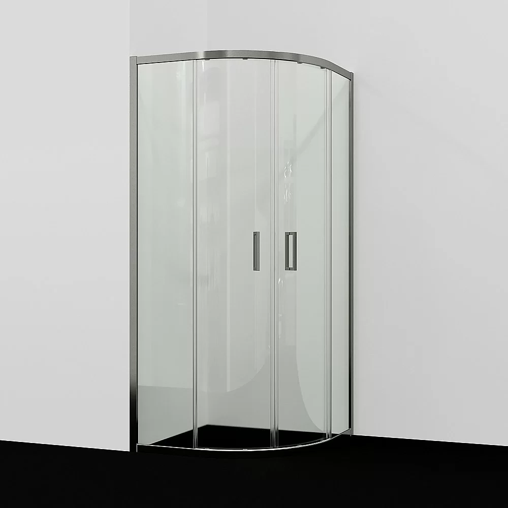 Душевой уголок WasserKRAFT Tauber 64S01 90х90 стекло прозрачное/профиль никель