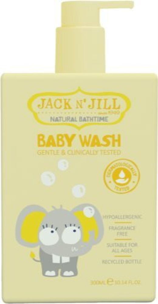 Jack N’ Jill нежный детский гель для душа Natural Bathtime Baby Wash