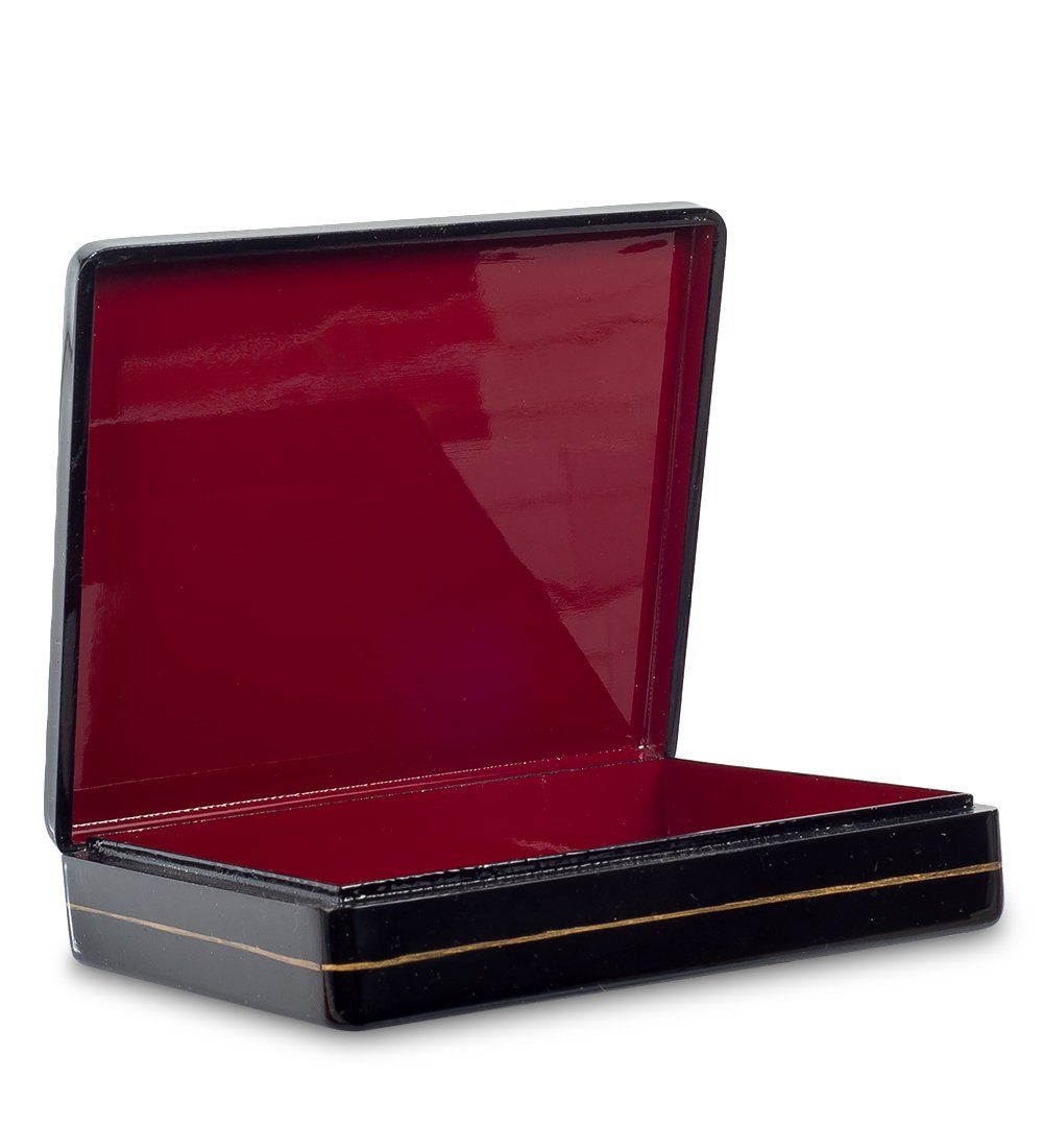 Народные промыслы ШК-30/ 34 Шкатулка «На прогулке» исп. Акминская И.