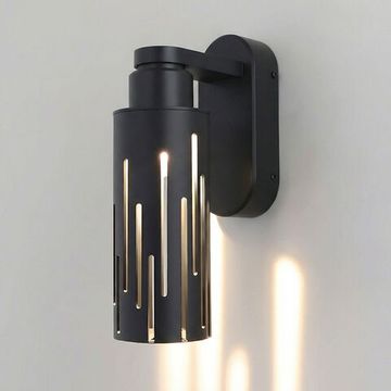 Настенный светодиодный уличный светильник LED 6W 3000К IP54 35197/W чёрный Streak Elektrostandard