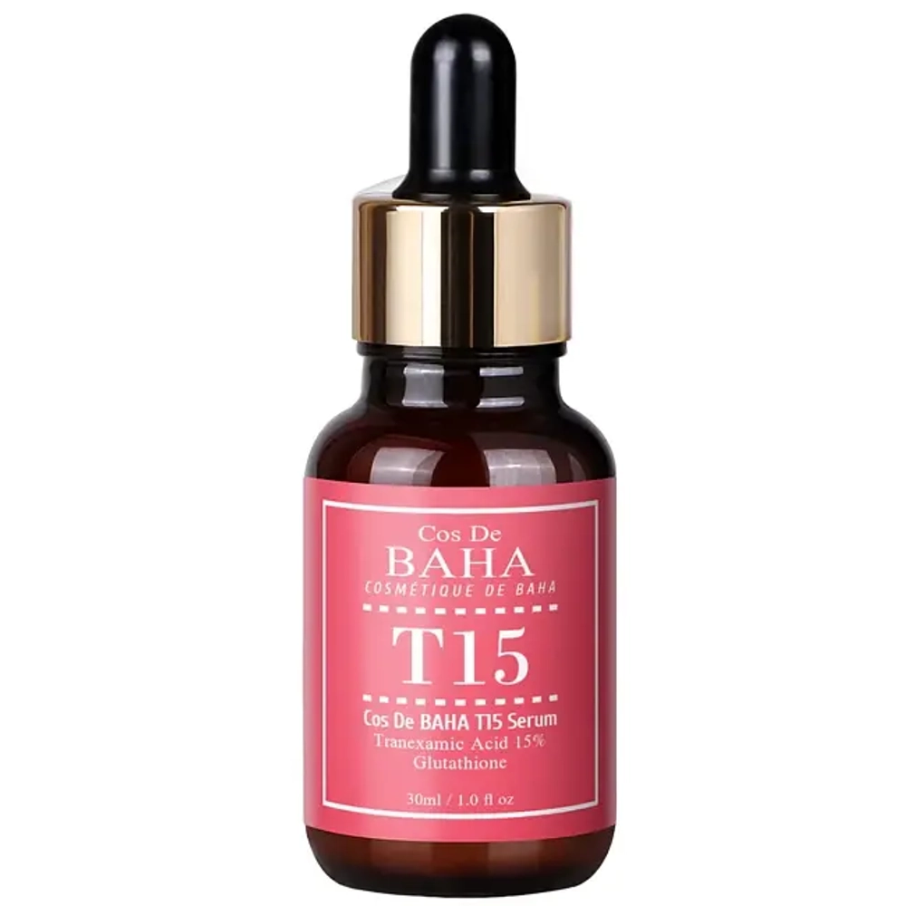 Cos De Baha T15 Сыворотка для лица с 15% транексамовой кислотой T15 Serum 30ml