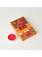 Набор ароматических свечей чайных «Яблоки в карамели», 6 шт.