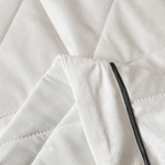 Велюровое покрывало в клетку с наволочками OVL032