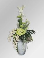 Композиция в напольной вазе "Гортензия"
