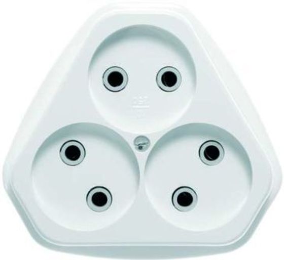 Розетка 3-м СП 10А IP20 РС10-394 5928