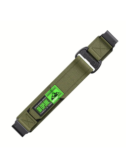 Нейлоновый ремешок 22 мм для Garmin (циферблат 47 мм) QuickFit на липучке (Хаки)