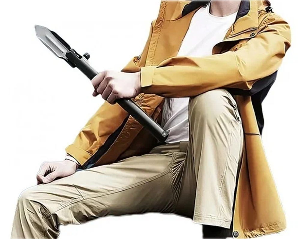 Складная лопата Nextool Thunder, черная (NE20057)