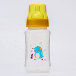 4770829 Бутылочка для кормления, 320 мл., широкое горло, цвет желтый