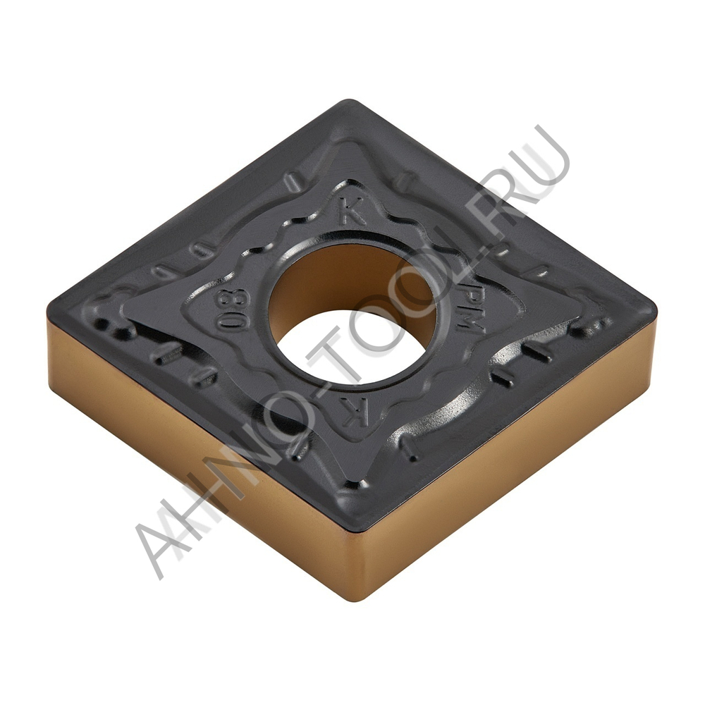 Пластина твердосплавная ISO CNMG190608-PMA ACP20E AHNO по стали, получистовая