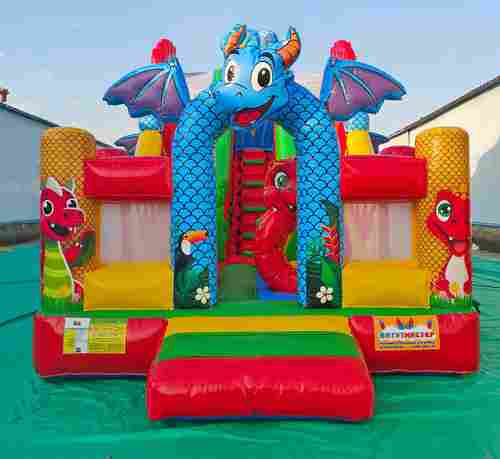 Коммерческий надувной батут «Драконы в тропиках», 8*4*5 м
