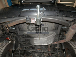 Фаркоп оцинкованный Galia J009A для Jeep Cherokee 2007-2013, Dodge Nitro 2007-2012(паспорт и сертификат в комплекте)(без электрики)